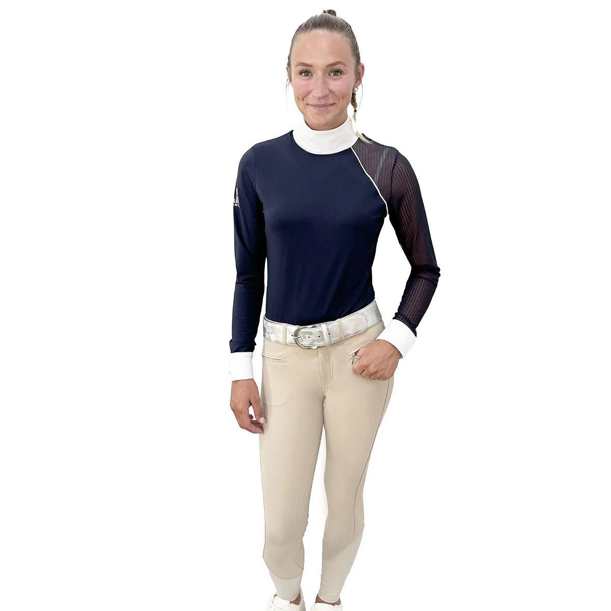 Samshield Women's Chloe Script Knee Grip Breeches 3 Samshield Women's Chloe Script Knee Grip Breeches