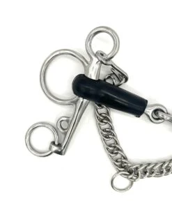 Jake Adams Rubber Single Joint Pelham Bit -Farm House Tack Store b3a615e2f929f7e856f6d5cb36b827ed