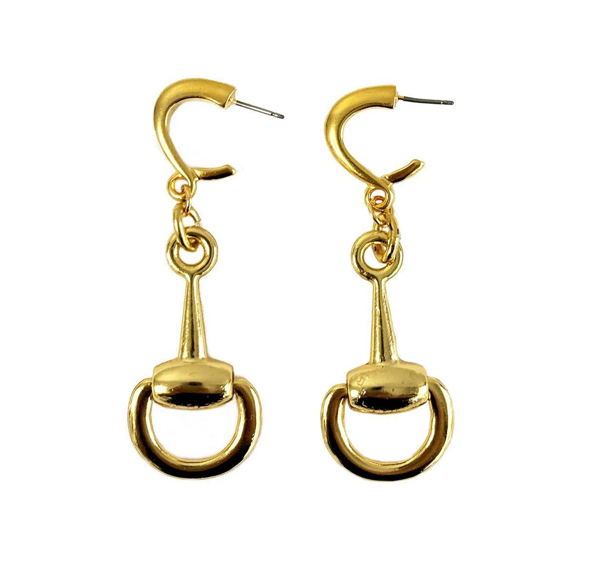 V2 Designs Eggbutt Snaffle Earrings 3 V2 Designs Eggbutt Snaffle Earrings