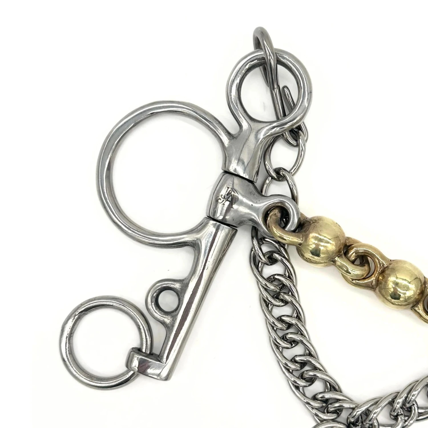 Jake Adams Brass Mouth Waterford Pelham Bit 4 Jake Adams Brass Mouth Waterford Pelham Bit - Image 2