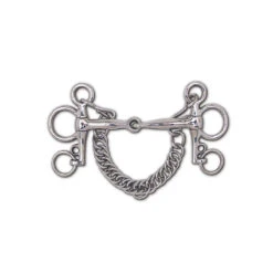 Toklat Stainless Steel Snaffle Tom Thumb Pelham - 3 3/4" Cheek