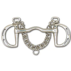 Toklat Pony Stainless Steel Low Port Uxeter Kimberwick - 3 1/2" Cheek