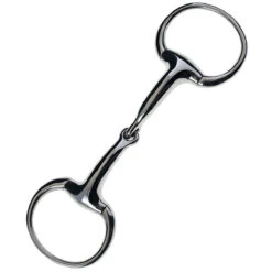 Weatherbeeta JP Korsteel Stainless Steel Heavyweight 19mm Solid Eggbutt Snaffle Bit