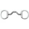 Myler Eggbutt Without Hooks With Stainless Steel Ported Barrel Snaffle MB 33