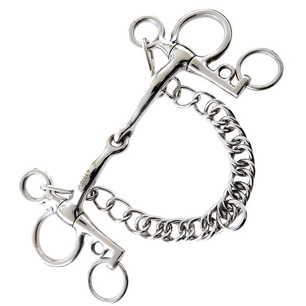 Weatherbeeta JP Korsteel Stainless Steel Tom Thumb Pelham Bit 3 Weatherbeeta JP Korsteel Stainless Steel Tom Thumb Pelham Bit