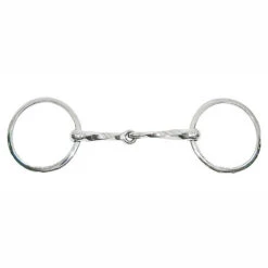 Metalab Sharp Twisted Loose Ring Snaffle Bit