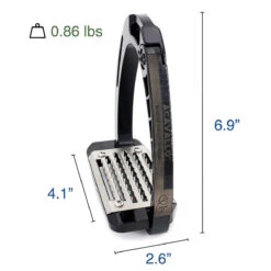 Acavallo Arena AluPro Stirrups 25 Acavallo Arena AluPro Stirrups -Farm House Tack Store black3 75289.1587666988.1280.1280