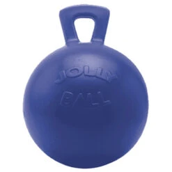 Jolly Ball With 10" Handle -Farm House Tack Store blueball 78085.1584456040.1280.1280