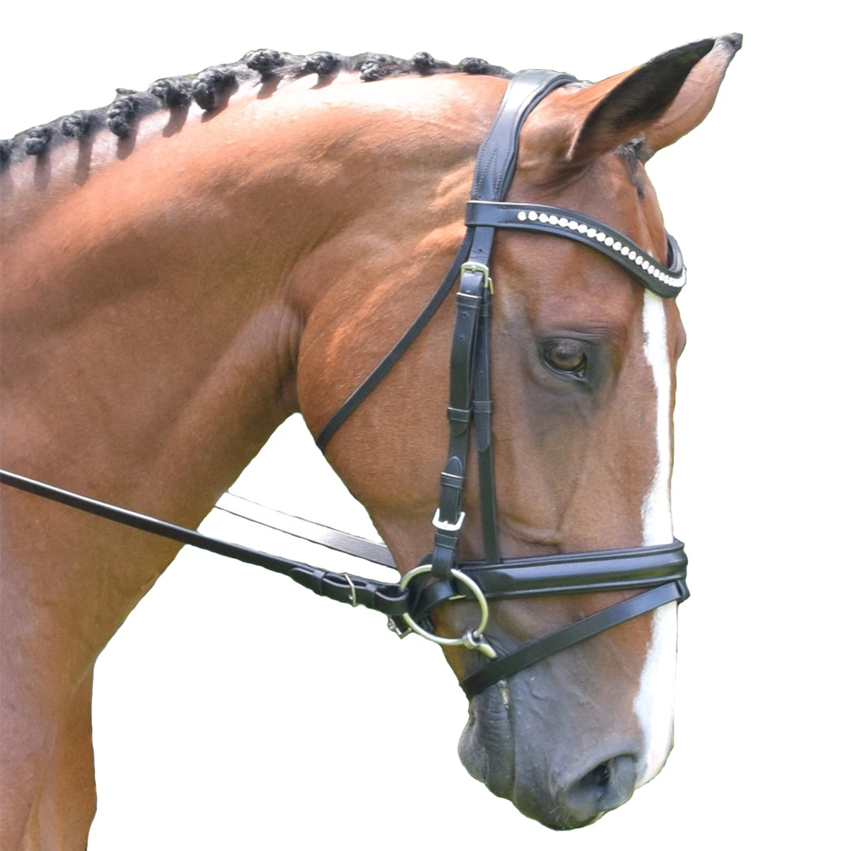Black Oak By KL Select Magnolia Dressage Bridle 3 Black Oak By KL Select Magnolia Dressage Bridle