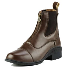 Ovation Quantum Ladies Zip Paddock Boot -Farm House Tack Store brown front 79527.1588875908.1280.1280