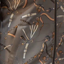 Kastel Long Sleeve Full Zip Taupe Belt Print Scuba Jacket -Farm House Tack Store c00c1de7 6d7c 4938 8dda e79ea712cdb7