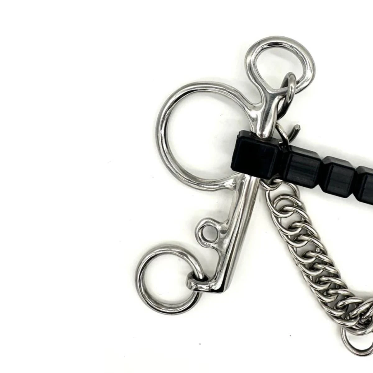 AJR Rubber Block Fixed Pelham Bit 4 AJR Rubber Block Fixed Pelham Bit - Image 2