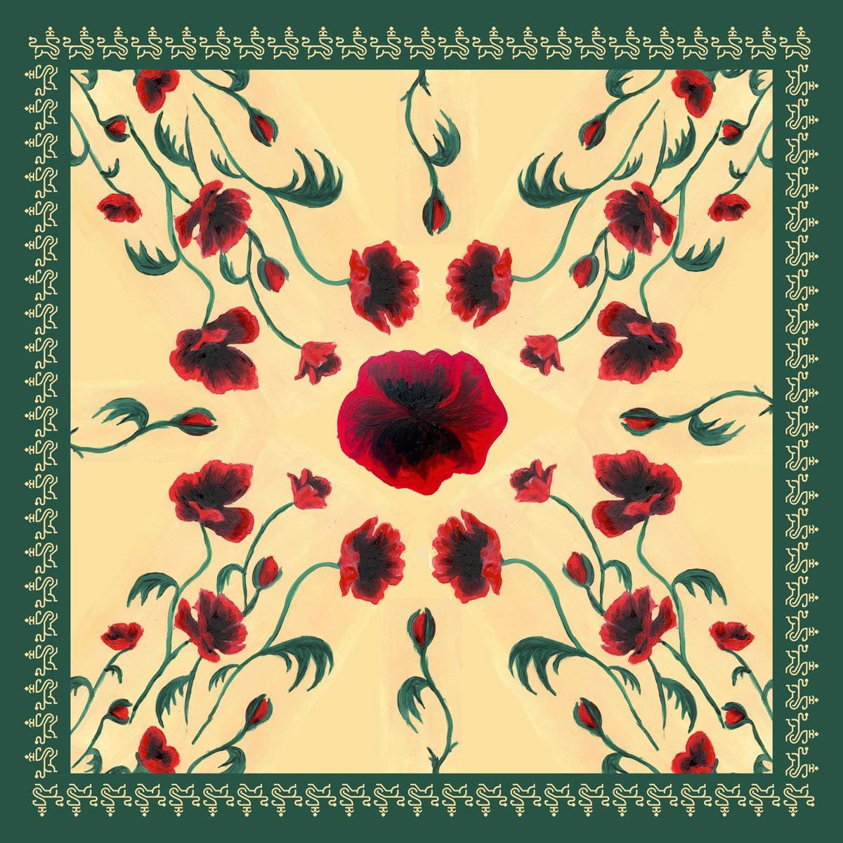 Welligogs Prairie Silk Scarf 11 Welligogs Prairie Silk Scarf - Image 9