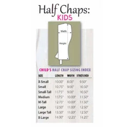 Perri's Children's Professional Half Chaps -Farm House Tack Store chap 41535.1588191716.1280.1280