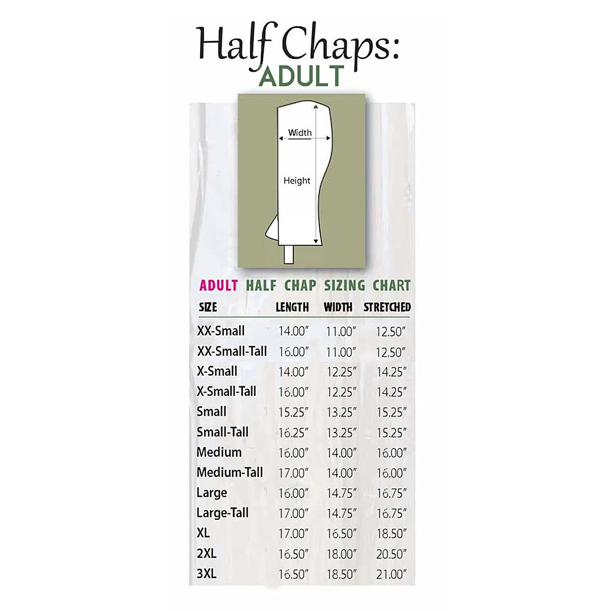 Perri's Professional Half Chaps 5 Perri's Professional Half Chaps - Image 3