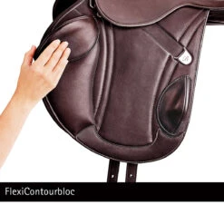 Bates Advanta Saddle With HART 25 Bates Advanta Saddle With HART -Farm House Tack Store classic brown3 52332.1589998231.1280.1280