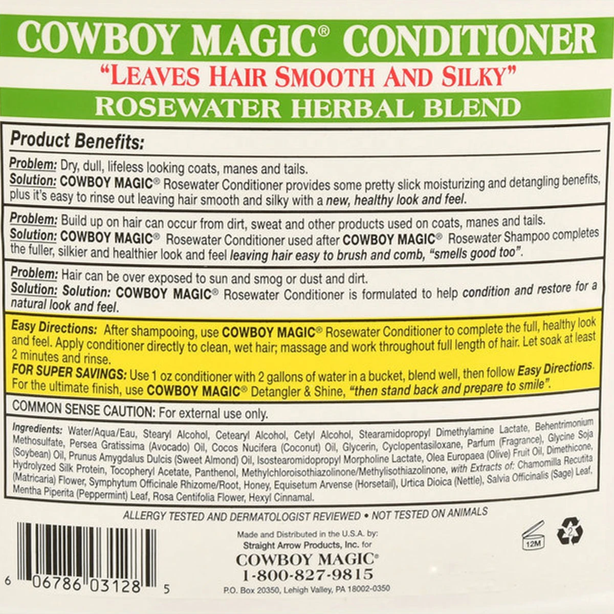 Cowboy Magic Rosewater Shampoo & Conditioner 6 Cowboy Magic Rosewater Shampoo & Conditioner - Image 4
