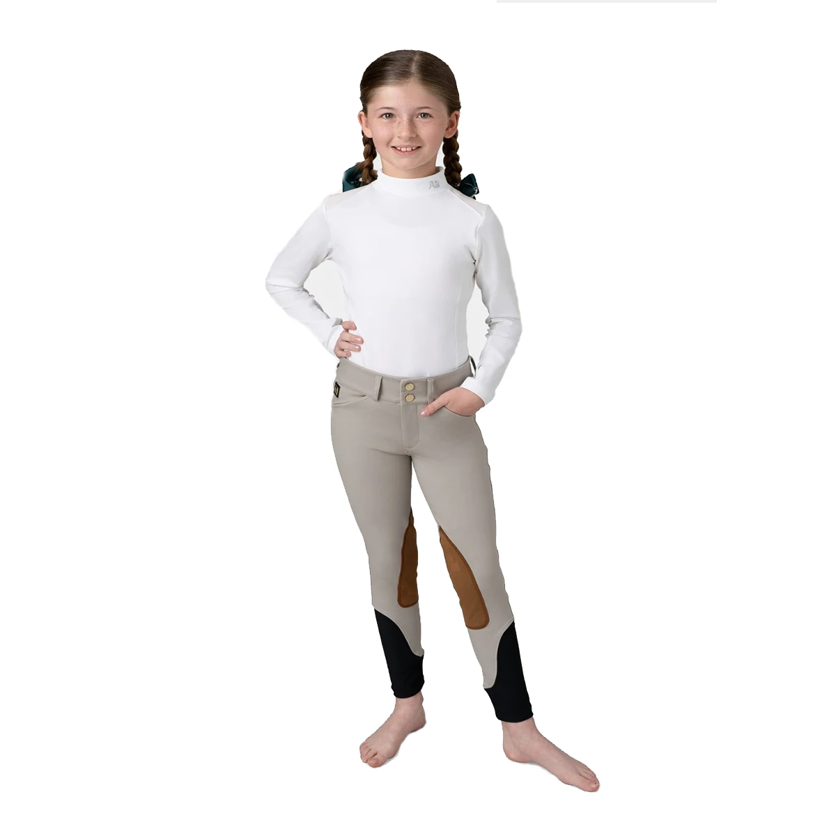AP Hassinger Junior Heritage Knee Patch Breeches 7 AP Hassinger Junior Heritage Knee Patch Breeches - Image 5