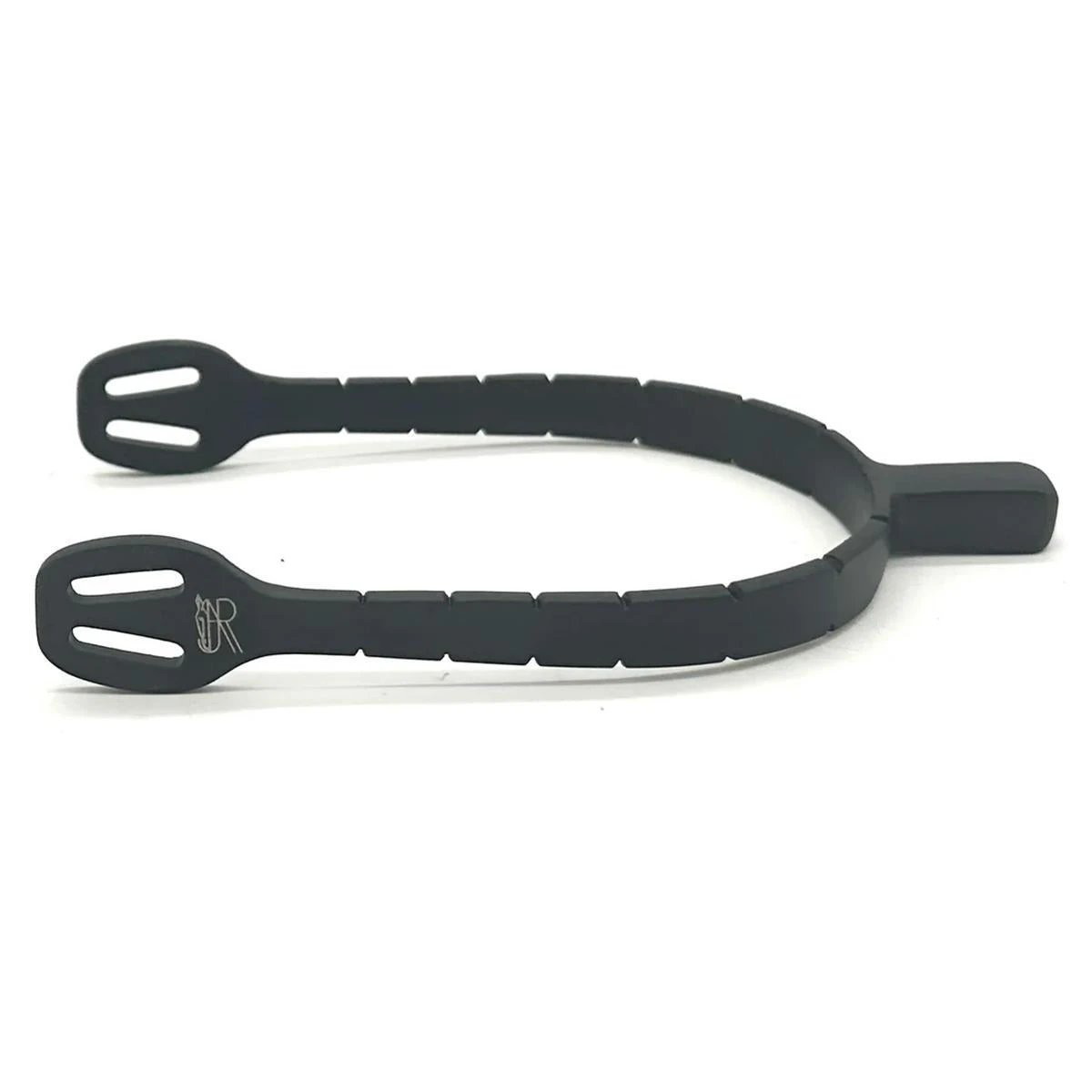 AJR Matte Black Square End Spurs (Block Design) 4 AJR Matte Black Square End Spurs (Block Design) - Image 2