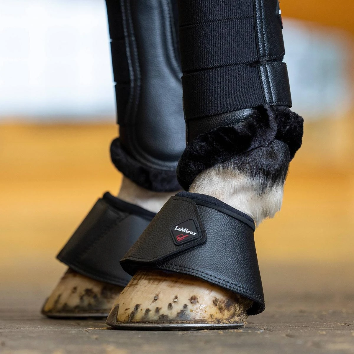 LeMieux WrapRound Leather Over Reach Boots 4 LeMieux WrapRound Leather Over Reach Boots - Image 2