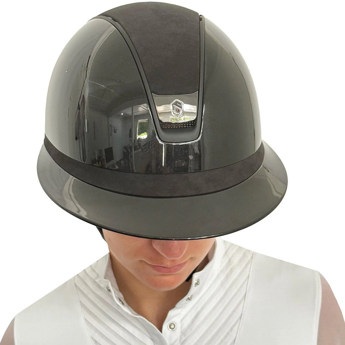 Samshield 2.0 Miss Shield Shadow Glossy Helmet - Alcantara Top 21 Samshield 2.0 Miss Shield Shadow Glossy Helmet - Alcantara Top - Image 19