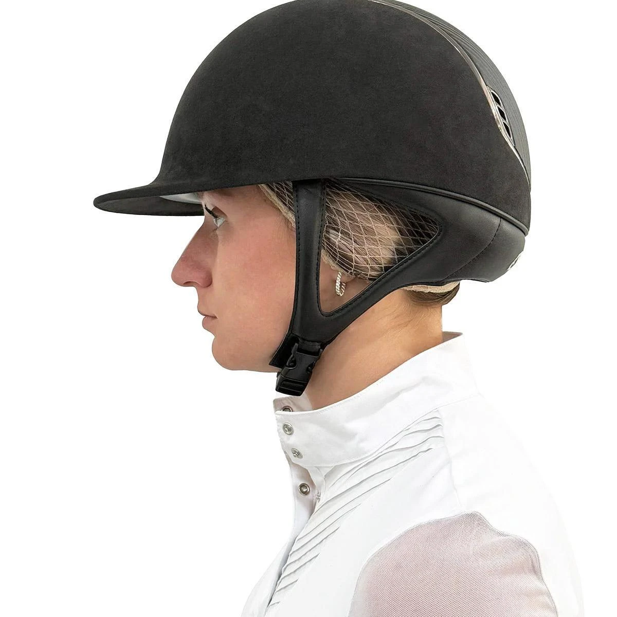 Samshield 2.0 Premium Alcantara Helmet - Leather Top 4 Samshield 2.0 Premium Alcantara Helmet - Leather Top - Image 2