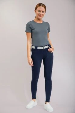 BOTORI Adler Knee Patch Breeches 31 BOTORI Adler Knee Patch Breeches -Farm House Tack Store diamtee gray adler navy