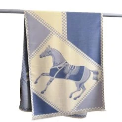 AWST Int'l Horses In Blankets Acrylic Cashmere Scarf 12 AWST Int'l Horses In Blankets Acrylic Cashmere Scarf -Farm House Tack Store e6b6c5de 49f3 4cbd 942c 2a0636054b1d