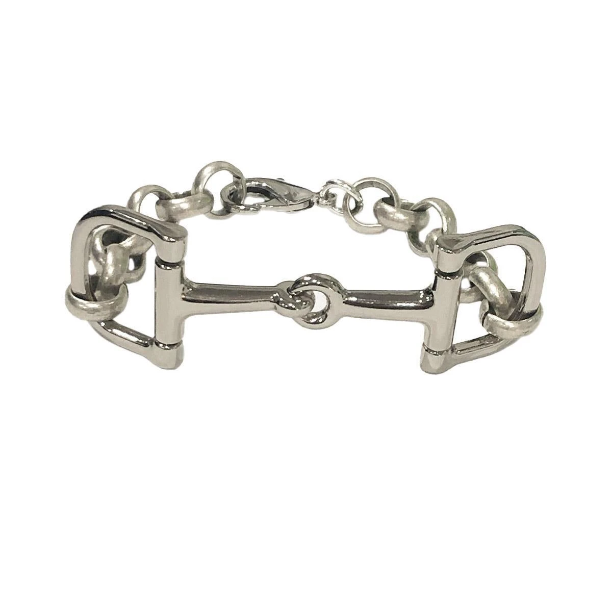 V2 Designs Silver D Snaffle Bracelet 3 V2 Designs Silver D Snaffle Bracelet