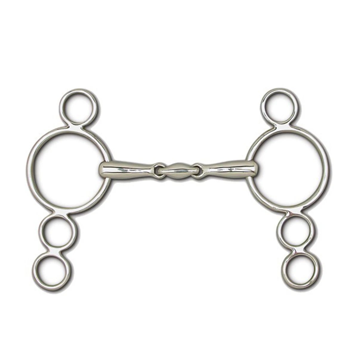 Toklat Gag 3-Piece Snaffle Bit 3 Toklat Gag 3-Piece Snaffle Bit