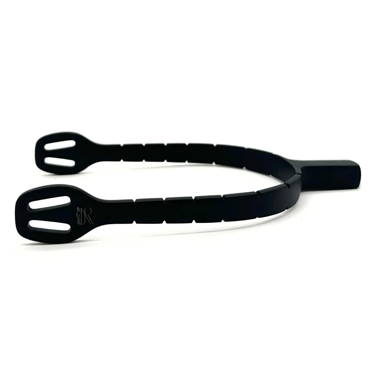 AJR Matte Black Square End Spurs (Block Design) 6 AJR Matte Black Square End Spurs (Block Design) - Image 4