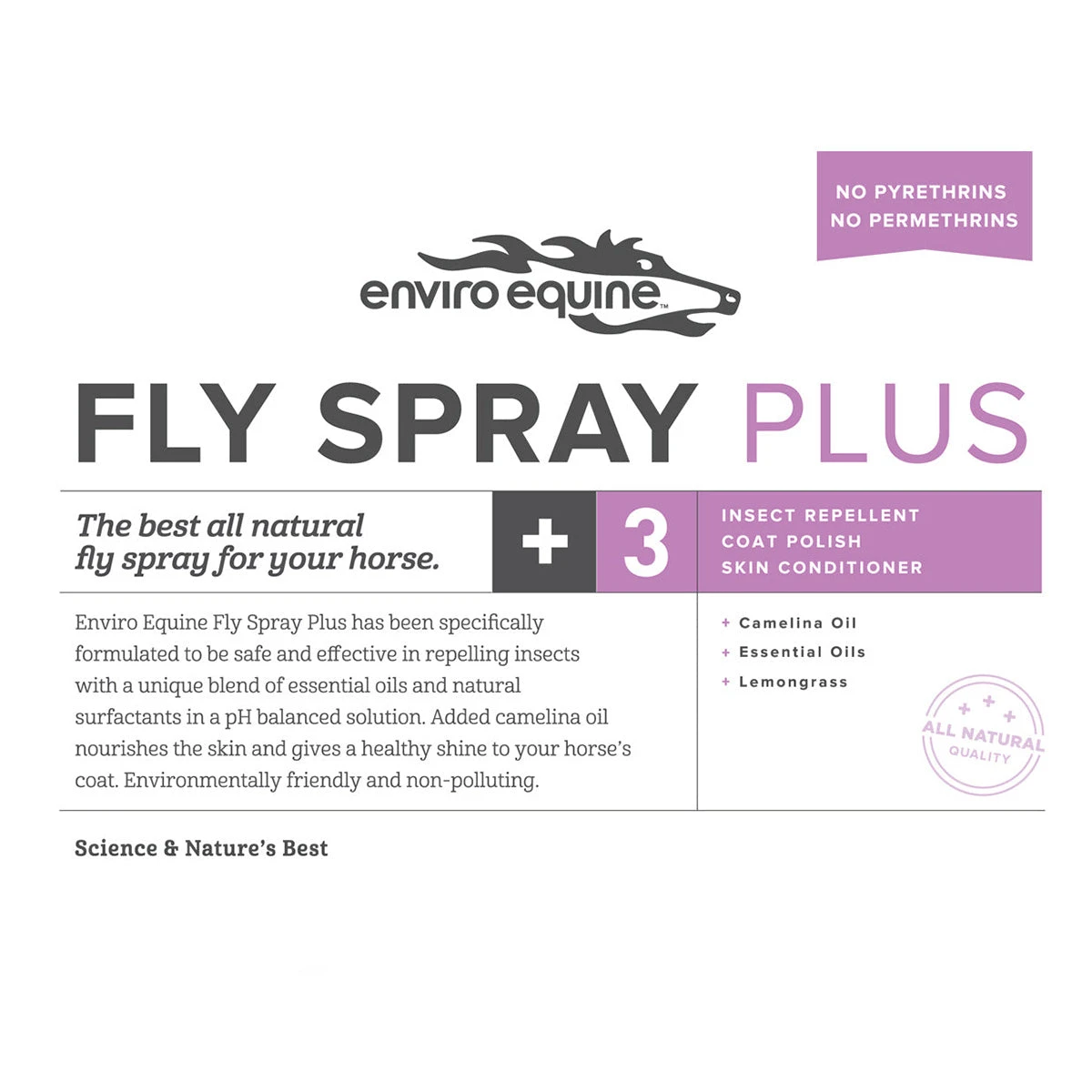 Enviro Equine All Natural Fly Spray Plus - 32oz 5 Enviro Equine All Natural Fly Spray Plus - 32oz - Image 3