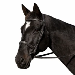 HDR Pro Mono Crown Bridle With Padded Wide Noseband With Laced Reins -Farm House Tack Store fa1ebce3 85f2 4e3e 995b 95ce5c07c3eb