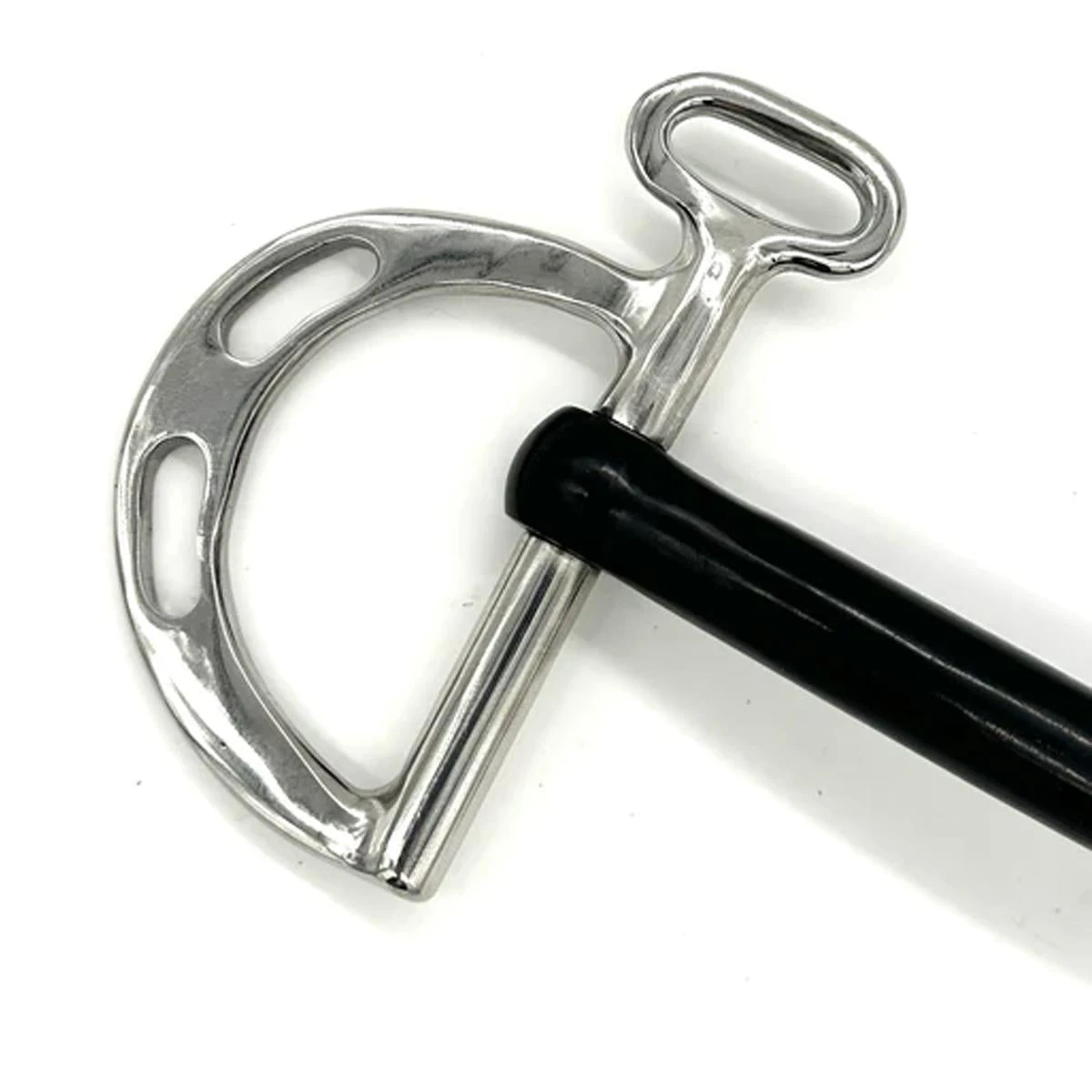 AJR Vulcanite Mullen Kimberwick Bit 5 AJR Vulcanite Mullen Kimberwick Bit - Image 3