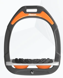 Flex-On Green Composite Stirrup Irons - Custom 13 Flex-On Green Composite Stirrup Irons - Custom -Farm House Tack Store flexongreyorange
