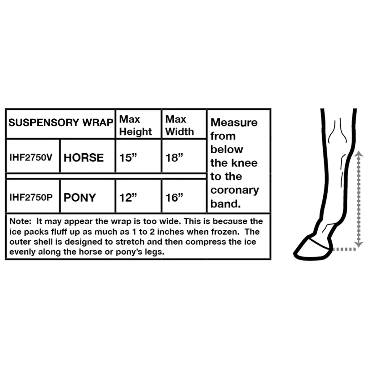Ice Horse Suspensory Wraps 10 Ice Horse Suspensory Wraps - Image 8