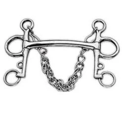 Weatherbeeta Korsteel Stainless Steel Mullen Mouth Pelham Bit