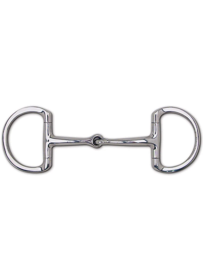 Toklat Stainless Steel Thin Snaffle Dee - 3 1/4" Rings 3 Toklat Stainless Steel Thin Snaffle Dee - 3 1/4" Rings