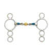 Centaur Blue Steel 3-Ring Gag Bit With Loose Brass Roller Disks 2 Centaur Blue Steel 3-Ring Gag Bit With Loose Brass Roller Disks -Farm House Tack Store image url 6 69767.1571772167.1280.1280