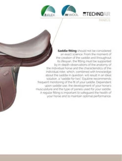 Equiline American Hunter Jumping Saddle -Farm House Tack Store inside saddle B 01