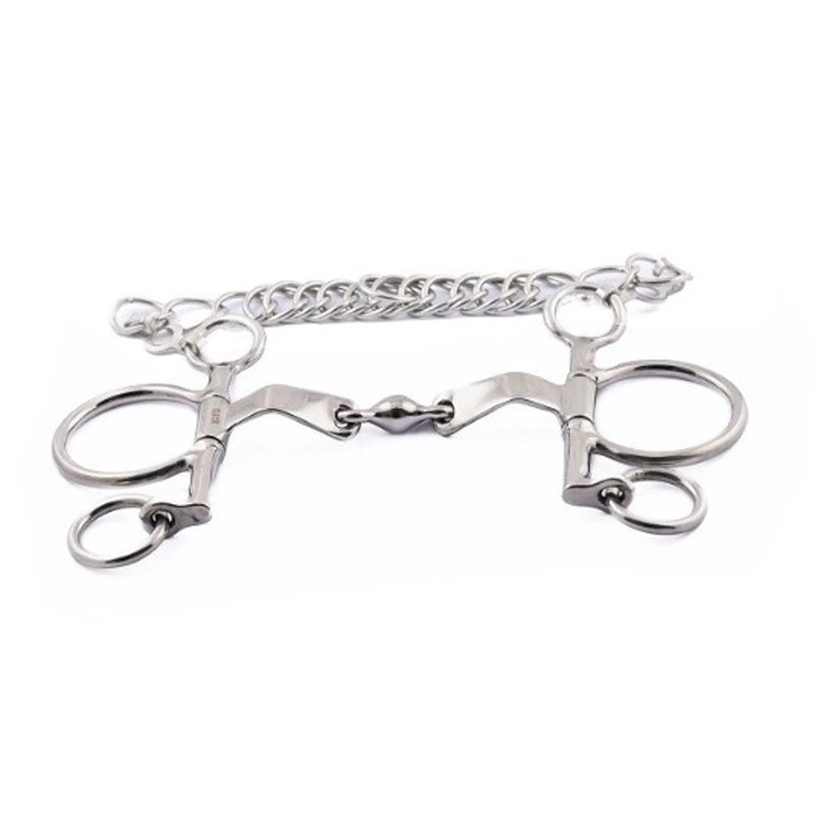 Jump'in Short Shank Flat Twisted Pelham Bit 3 Jump'in Short Shank Flat Twisted Pelham Bit