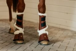 Sixteen Cypress Leatherette Bell Boots, Hickory -Farm House Tack Store racehorses sixteenc 177 71a3300e 2e3d 477e 9419 95372e8dff93