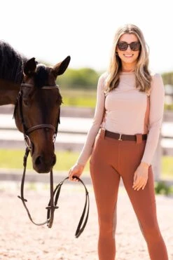 BOTORI Adler Breech - Petite -Farm House Tack Store riley taupe copper