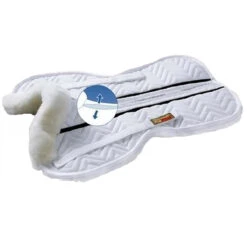 Fleeceworks FWXK Half Pad W/ Plain Edge -Farm House Tack Store saddlepad 76515.1589940859.1280.1280