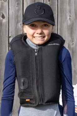 Allshot SafeKid Safety Airbag Vest 11 Allshot SafeKid Safety Airbag Vest -Farm House Tack Store safekid deployfront