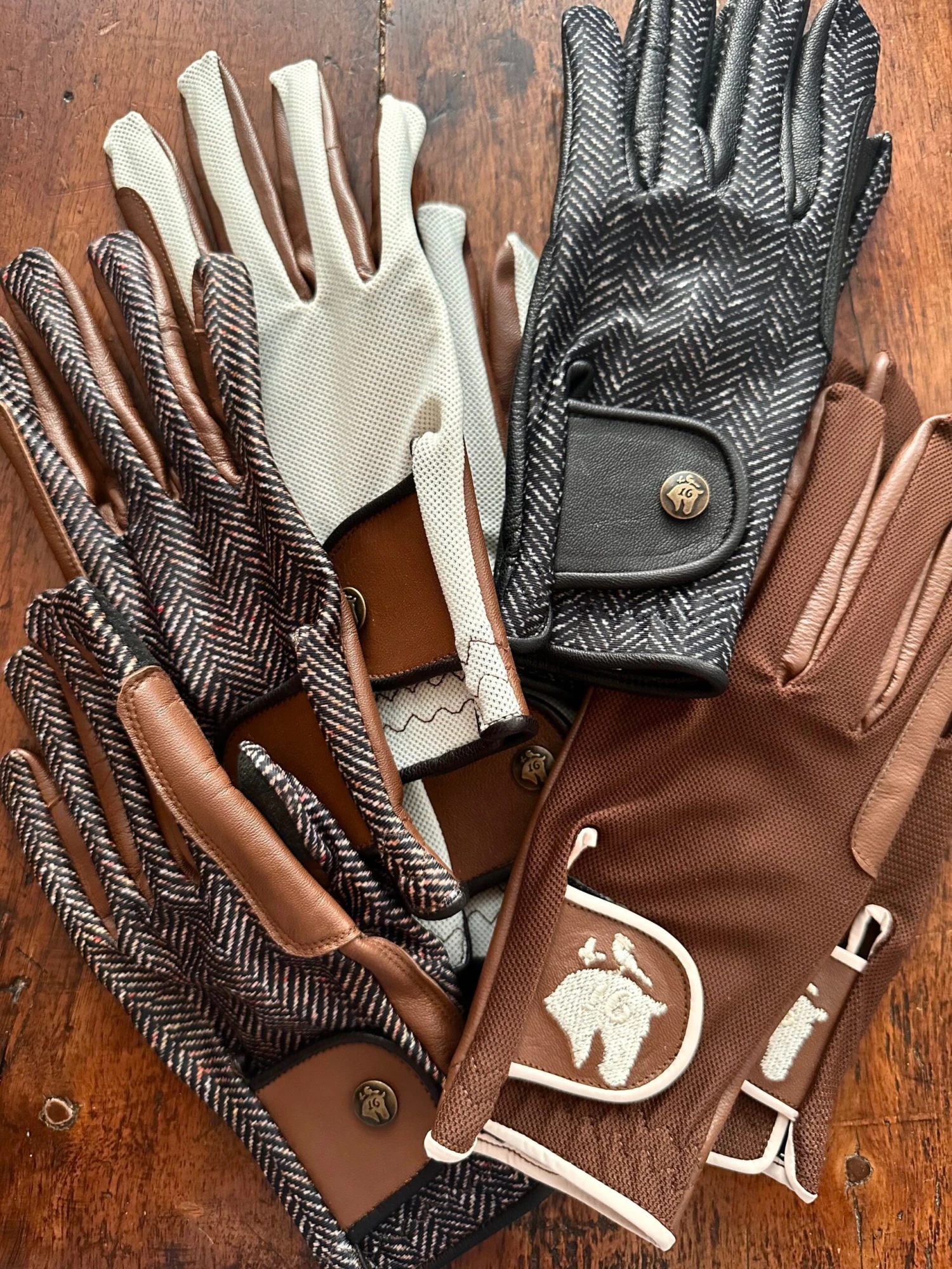 Sixteen Cypress Riding Gloves, Cognac 5 Sixteen Cypress Riding Gloves, Cognac - Image 3