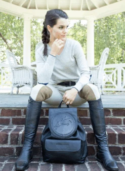 Tucker Tweed Brandywine Backpack: Hunter/Jumper -Farm House Tack Store tucker tweed equestrian brandywine backpack hunter jumper leather handbags 13658999980128