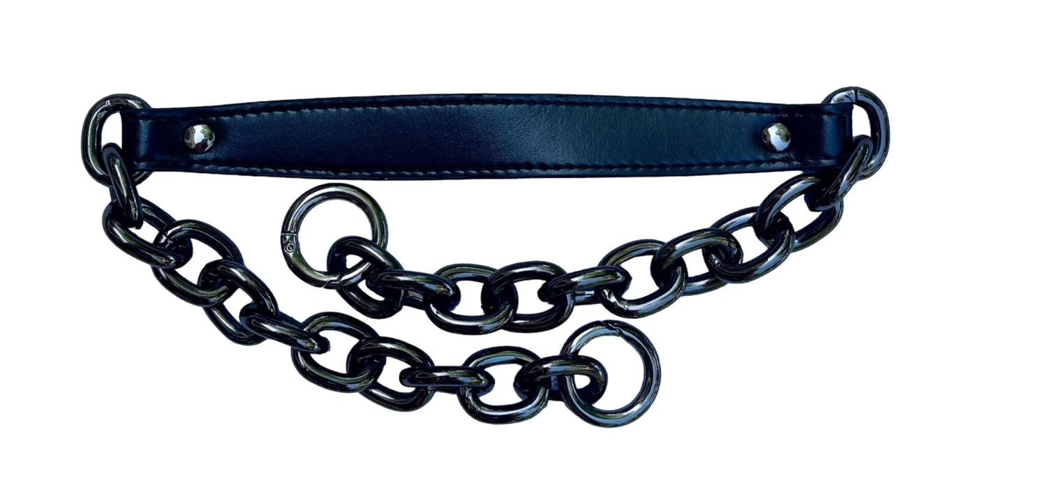 Tucker Tweed Chain & Leather Optional Strap 3 Tucker Tweed Chain & Leather Optional Strap