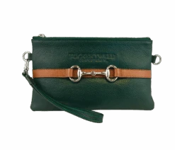 Tucker Tweed The Wellington Wristlet 33 Tucker Tweed The Wellington Wristlet -Farm House Tack Store tucker tweed the wellington wristlet leather handbags hunter green chestnut 224169426960