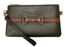 Tucker Tweed The Wellington Wristlet 36 Tucker Tweed The Wellington Wristlet -Farm House Tack Store tucker tweed the wellington wristlet leather handbags olive saddle brown 43513339445412